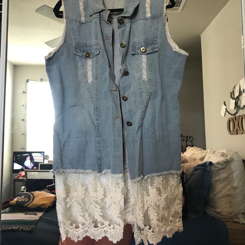 Denim vest